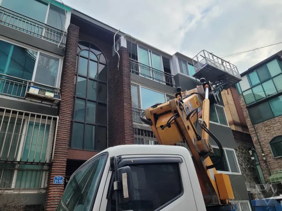 서울 중구 스카이차 고소작업 현장 4